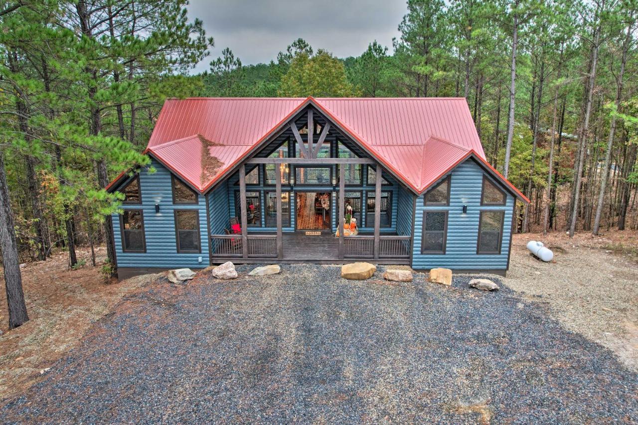 Broken Bow Cabin Deck With Hot Tub And Pool Table! Exterior photo