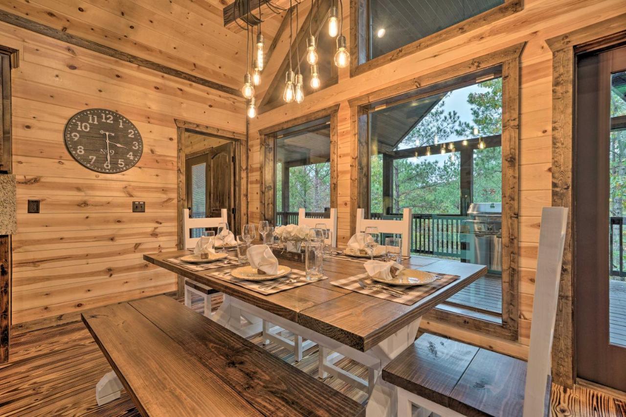 Broken Bow Cabin Deck With Hot Tub And Pool Table! Exterior photo