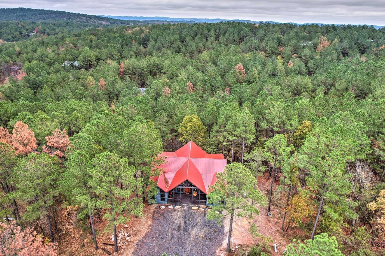 Broken Bow Cabin Deck With Hot Tub And Pool Table! Exterior photo